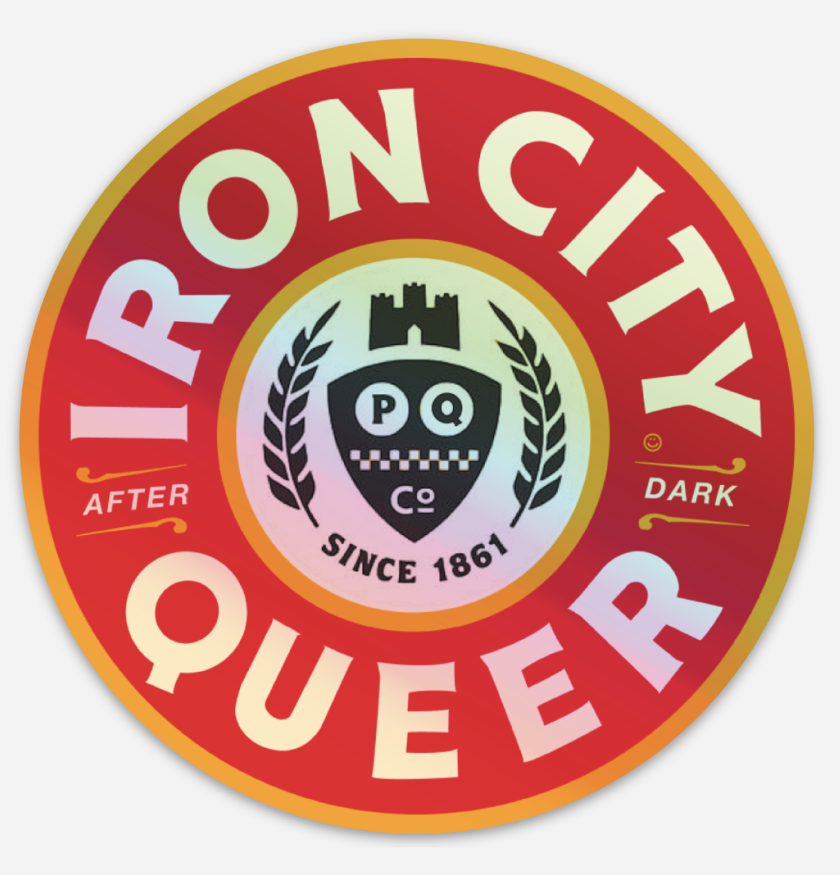 iron city queer sticker